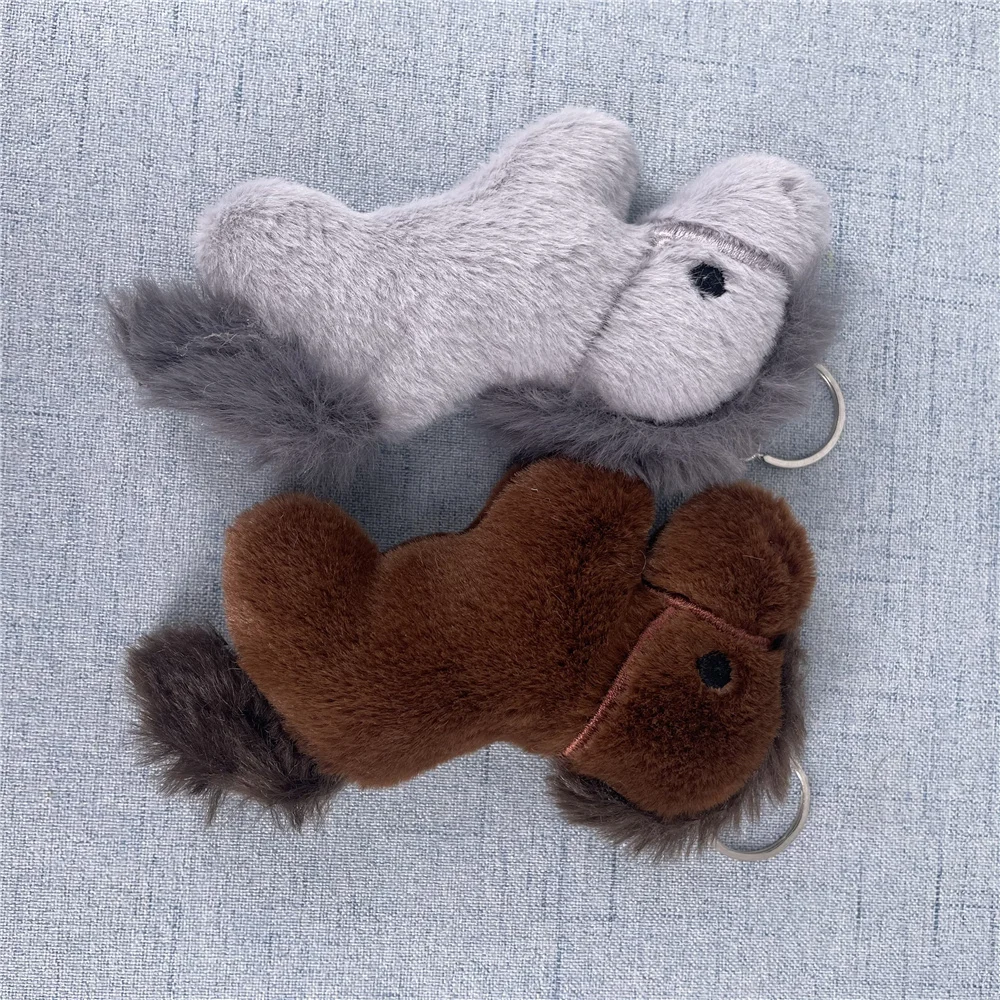 

2Colors, 10*6CM Stuffed Horse Plush Animal Stuffed Toy , Plush Keychains Dolls
