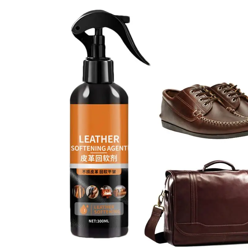 Leather Softener For Shoes 300ml Leather Spray For Furniture Leather Moisturizer Restore Agent Care Spray For Leather Apparel