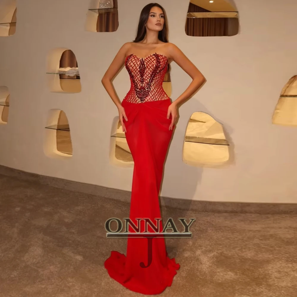 

Классические платья для выпускного вечера с аппликацией по индивидуальному заказу, стразы, без бретелек для женщин, Кувейт, Саудовская Аравия, гала-концерт, на заказ, Vestidos De Fiesta