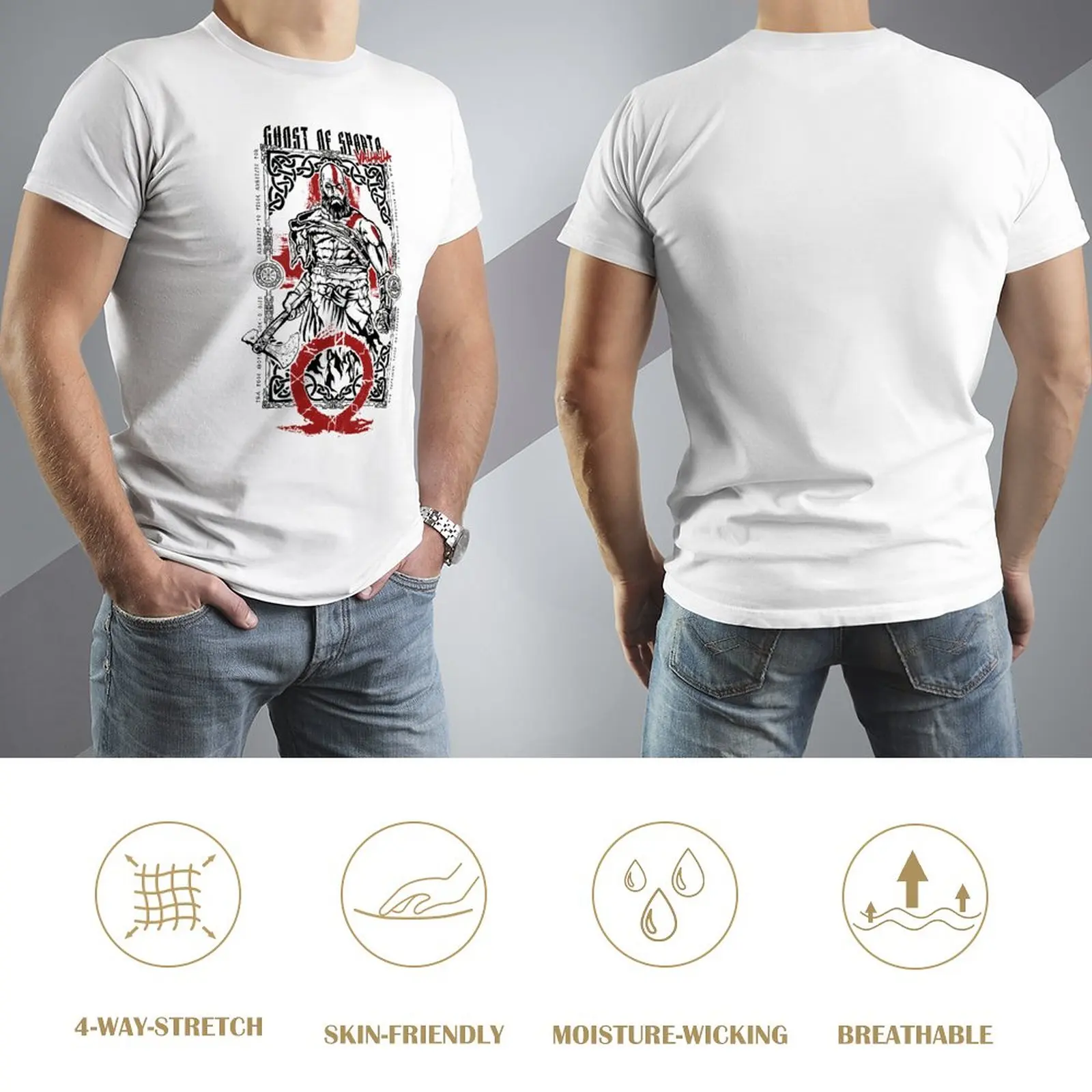 Kratos God Of War 2 Ragnarok Is Coming 3 T-shirt Fresh Sports  Nerd Top Tee Casual Graphic Home Eur Size