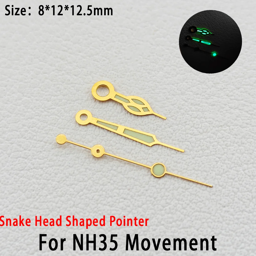 Snake Year Sales Edition Snake Head Shaped Pointer Suitable for NH35/NH36 Automatic Mechanical Movement Pointer Watch Accessorie