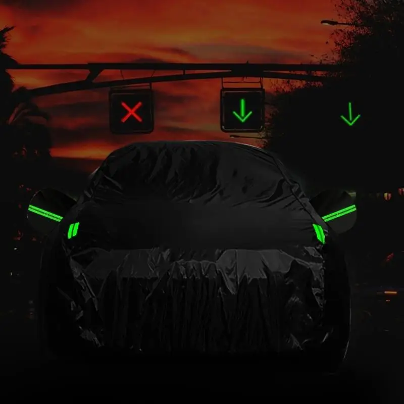 G7NA Atmungsaktive Autoabdeckung, mehrere Größen, Parkplatz Freien, S-XXL, YM-YXL, SUV/Limousine, winddicht, staubdicht – Detail 5