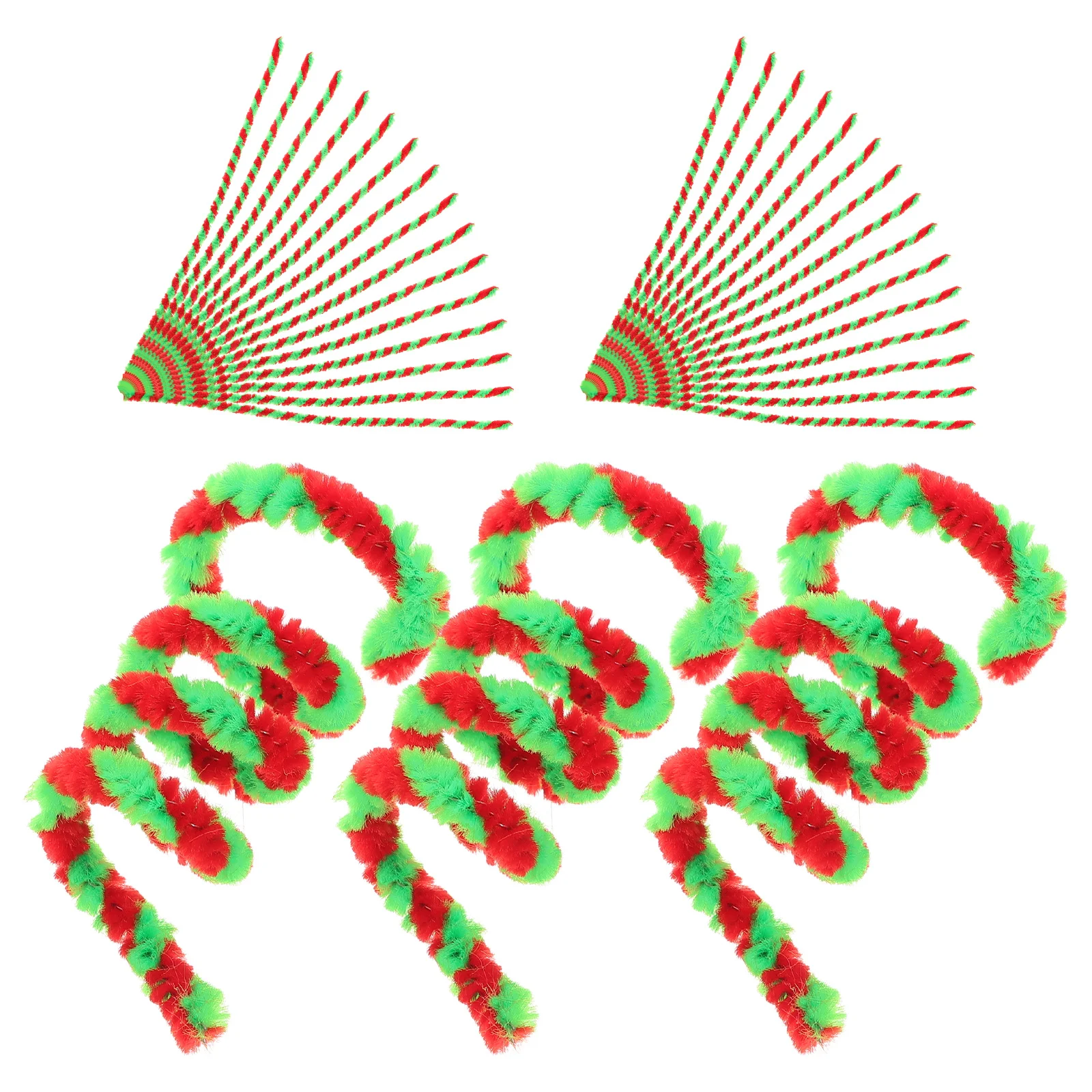 50 قطعة نغمتين الحرفية الشنيل ينبع انحناء لتقوم بها بنفسك الأنابيب المنظفات للأطفال العصي التعليمية لوازم الفن اليدوية عدة الأطفال
