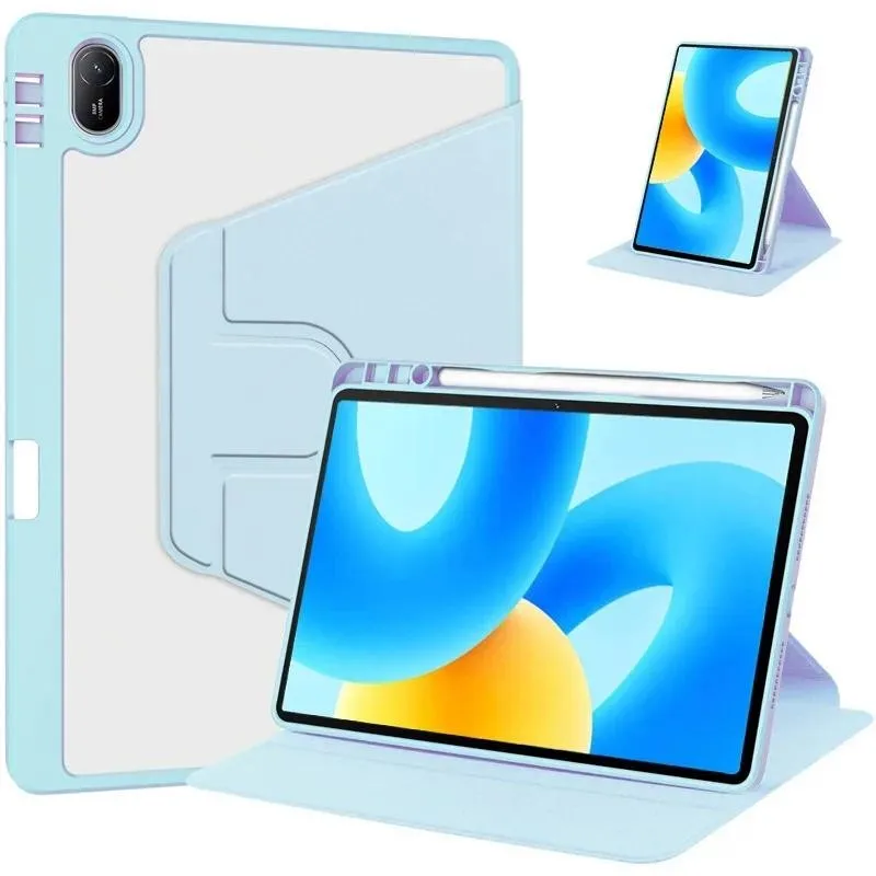 

Вращающийся на 360 градусов акриловый жесткий чехол для Huawei MatePad 11,5 2025 TXZ-W09 MatePad 11,5S 2025 SLG-W50 11,5 дюймов с подставкой для карандашей