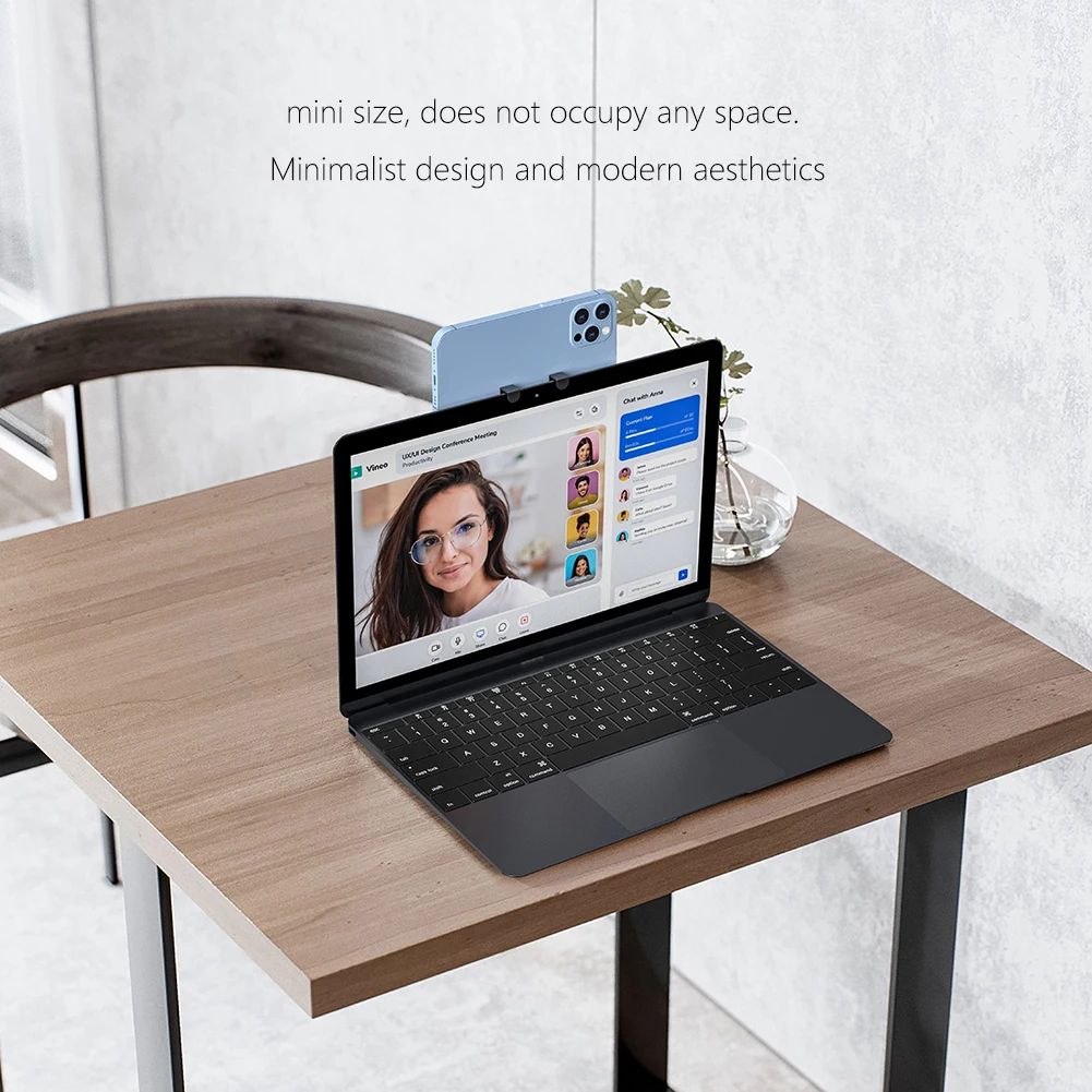 

Противоскользящее крепление для камеры из нержавеющей стали, съемный держатель для мобильного телефона, настольный съемный для MacBook/iPhone 14 13 12 для iOS 16.0