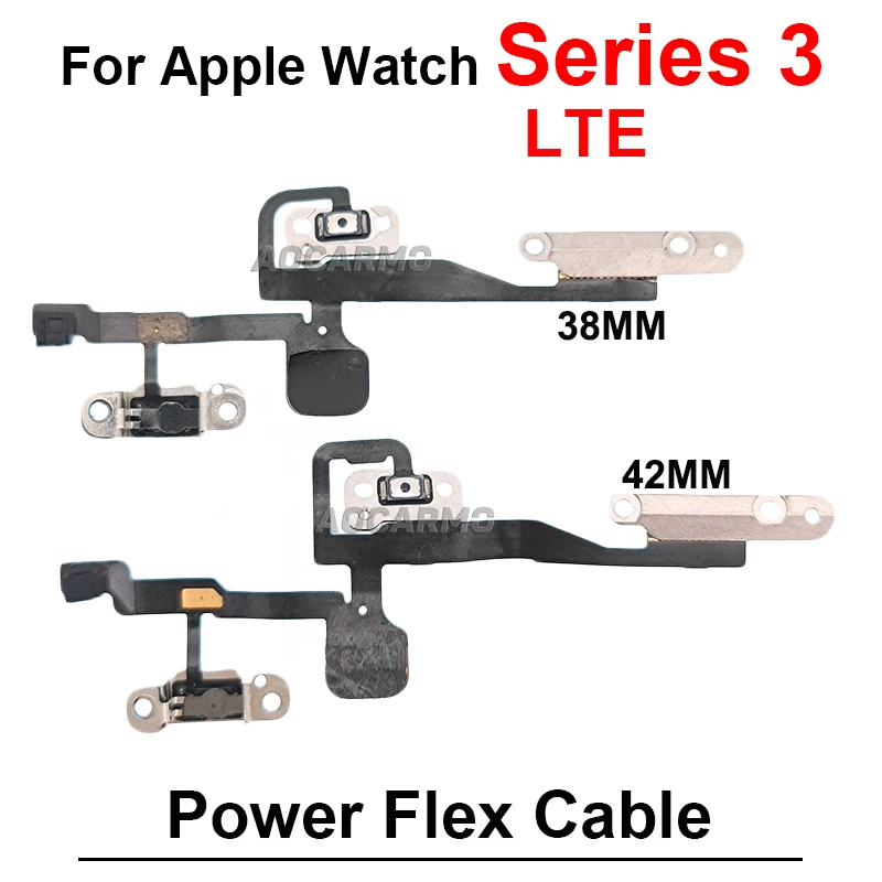 Power On Off Flex Cable Replacement Repair Parts For Apple Watch Series 1 2 3 4 5 6 SE1 Series5 Series4 38mm 42mm 40mm 44mm