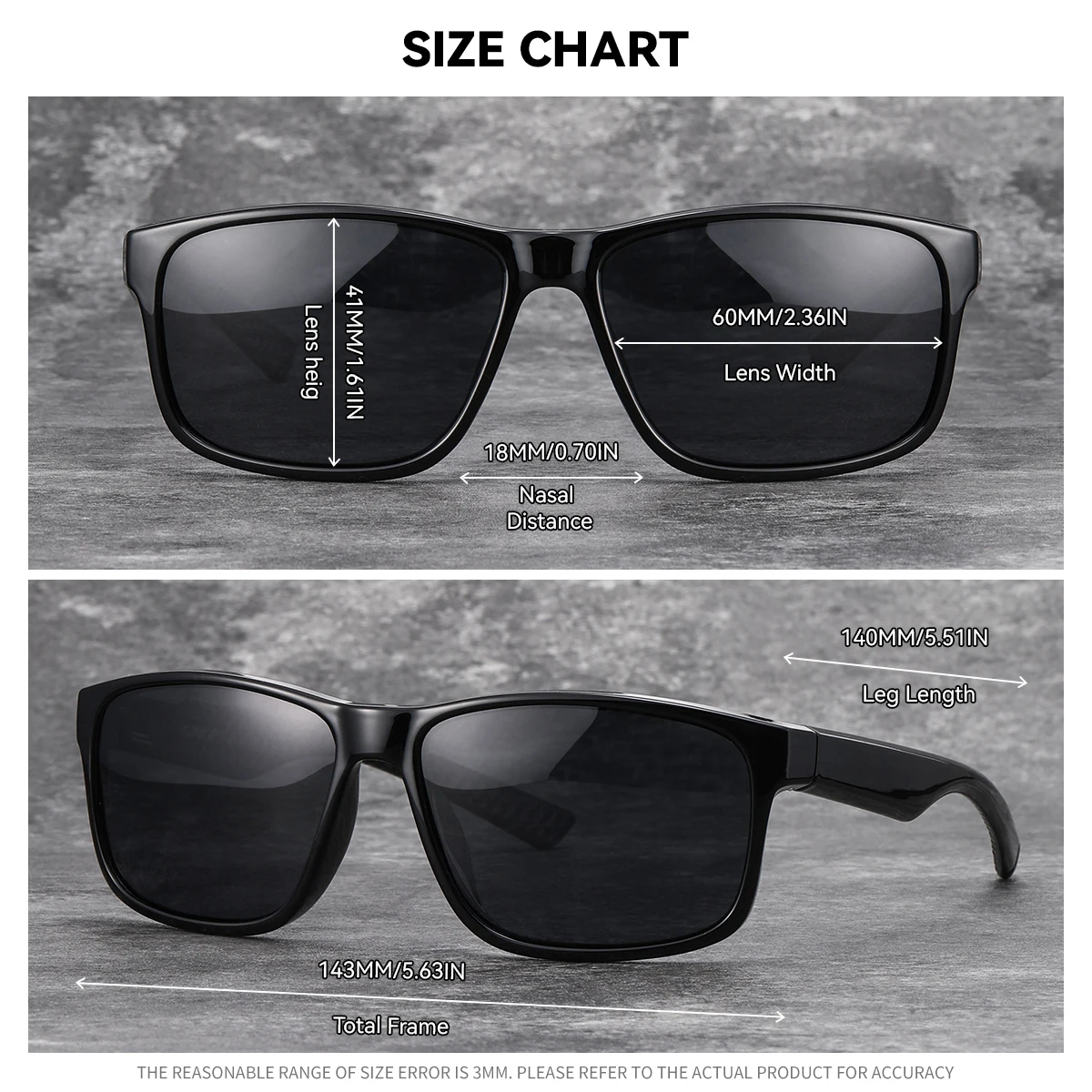 SUPKLE 1 قطعة نظارات شمسية نسائية عصرية رائعة ترتدي عدسات مريحة عالية الدقة مجال رؤية واضح نظارات رجالية مستقطبة #6