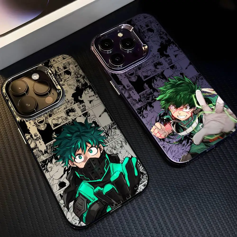 Anime I-Izuku Midoriya Handyhülle für Samsung Galaxy A37 A57 A17 A07 A16 A06 A35 A55 A15 A56 A54 A36 A34 A24 A26 4G 5G Cover