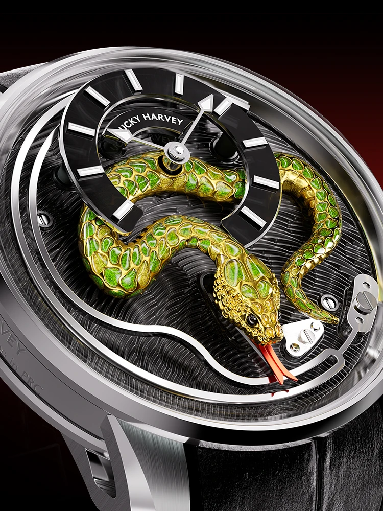 

[Limited Edition] Limited Enamel Snake Men's Watch Mobile Mechanical Watch