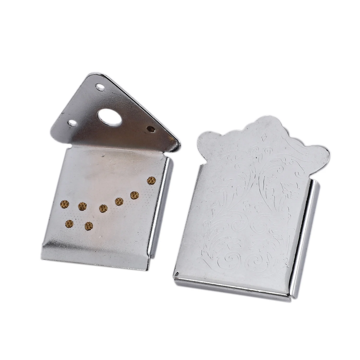 SMIEA Mandolin Tailpiece Bridge, Mandolin Guitar Tailpiece with Screws for 8 String Mandolin Guitar Musical Instrument Part