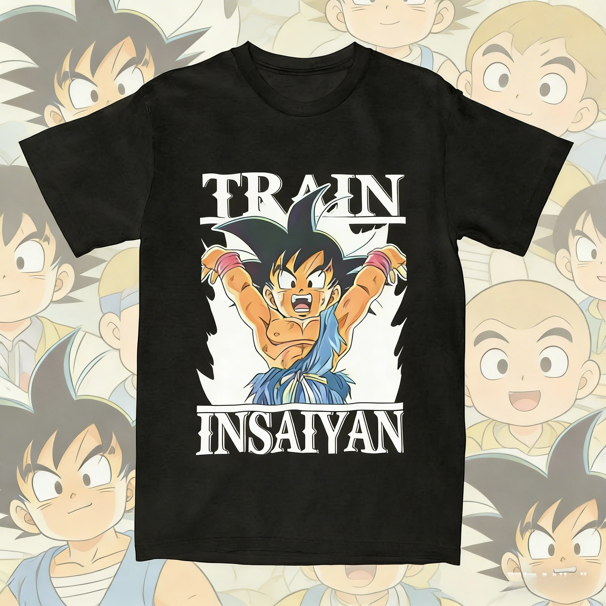 

Новая летняя футболка 2026 года с принтом аниме Dragon Ball к 40-летию, Сон Гоку, 100% хлопок, унисекс, повседневная уличная одежда, Y2K, большие размеры