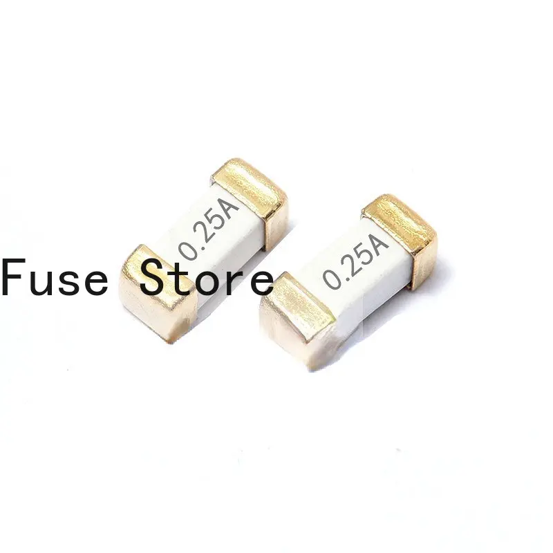 

40PCS 0.25A 250V SMD Slow Blow Fuse 1808/6125/2410-T1200 6.1x2.5