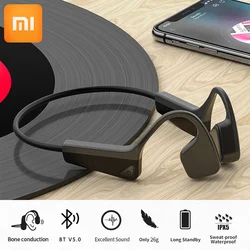 Xiaomi Real Bone Conduction Sports Headphones Wireless Earphone Bluetooth-Compatible Headset Hands-free with Mic for Running