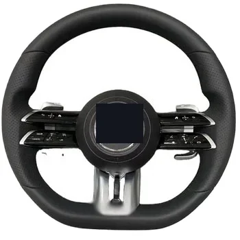 Best Price Auto Parts Modified Full Leather Steering Wheel Suitable For Mercedes-Benz GT W190 C205 W213 GLE GLS S400