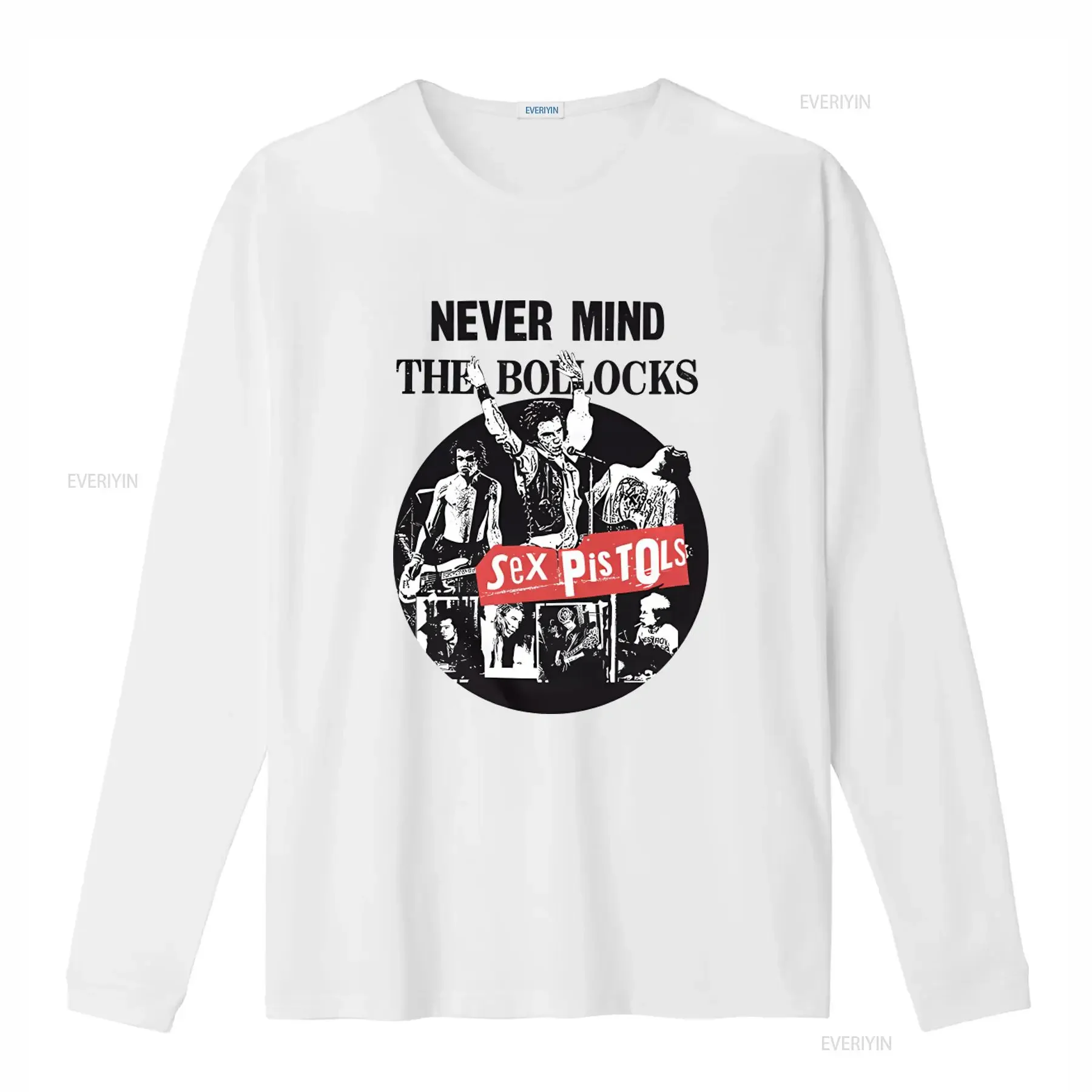 The Sex Pistols Never Mind Bollocks T Shirt Vintage Punk Rock Band Design Mens vintage Washed Unisex graphic Comfortable
