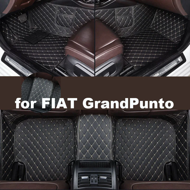 

Autohome Car Floor Mats For FIAT GrandPunto 2005-2009 Year Upgraded Version Foot Coche Accessories Carpetscustomized