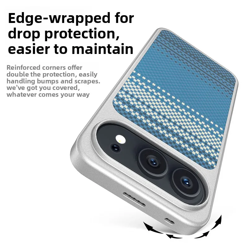 كيفلر ل Magsafe حافظة هاتف مغناطيسية لهاتف Honor 500 Pro Honor500 صناعة مطلية بالكهرباء من ألياف الكربون حافظة شحن لاسلكية