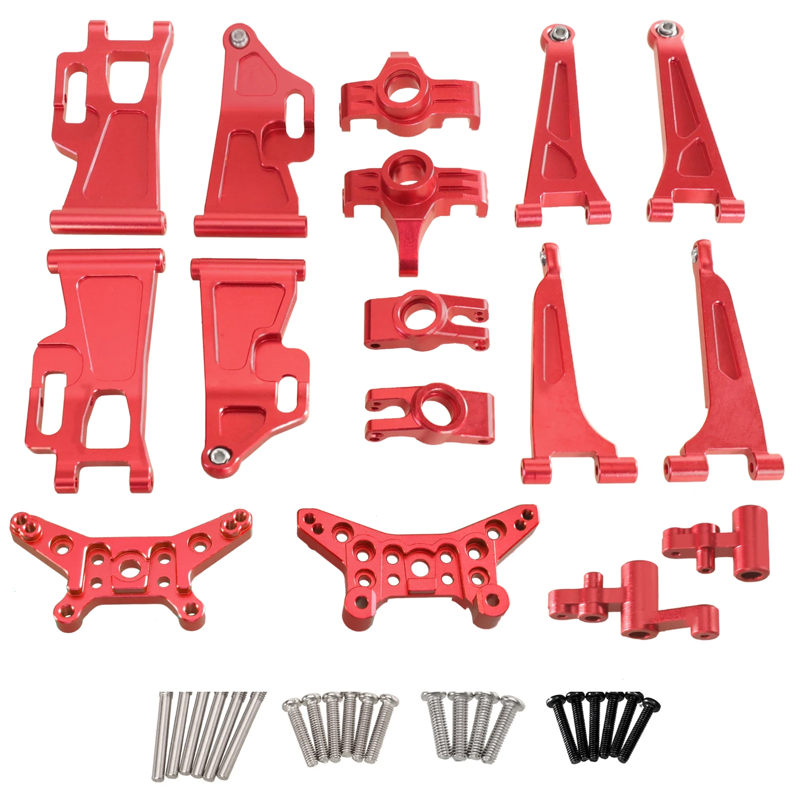 

Mjx 14210 14209 H14BM Металлическая рулевая чашка Верхний нижний поворотный рычаг Комплект Амортизаторная башня Кронштейн Кузовный пост Hyper Go RC Автомобиль Обновление Запчасти