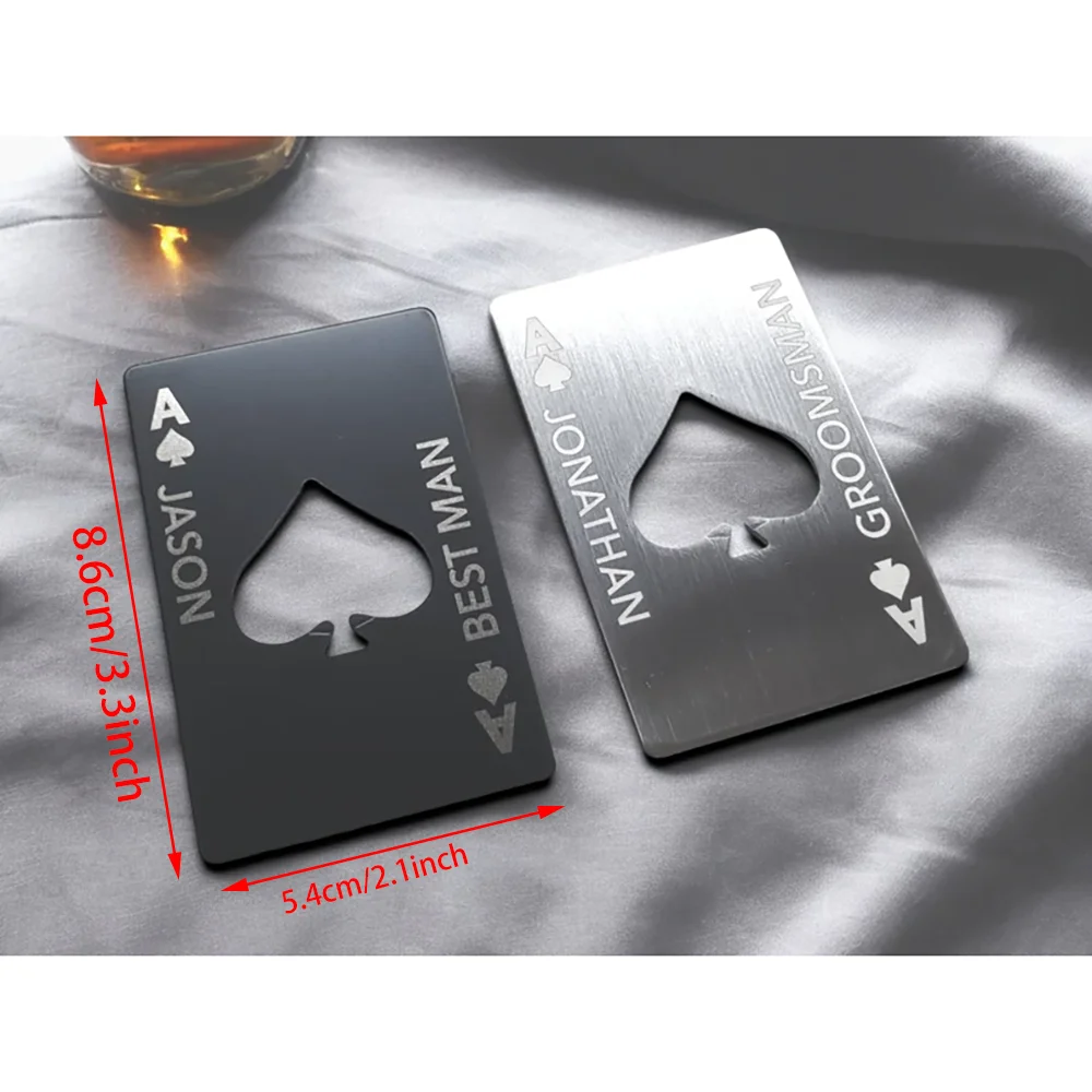 Custom Ace of Spades Groomsmen - Men'S Grooming Wedding Day review and price