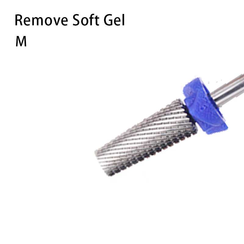 5in1 Gold-Coated Tungsten Carbide Nail Drill Bit – Dual Direction for Left & Right Hand, Sharp & Durable, 2.35mm Shank Manicure