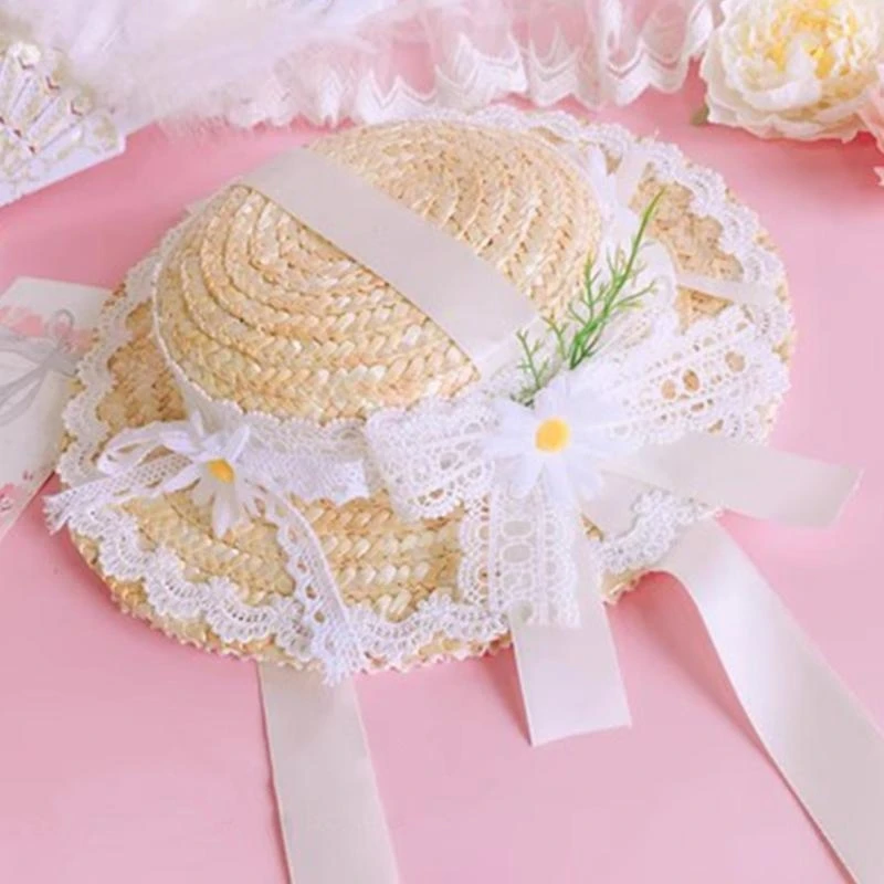 Women Tea Party Sun Hat Lotila Cosplays Cosume Victorian Party Accessory