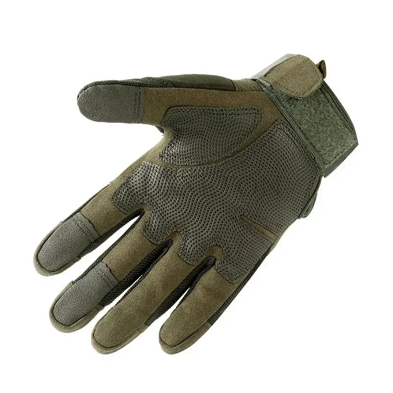 Guantes deportivos de invierno para hombre, manoplas tácticas del ejército de dedo completo, resistentes al desgaste, para exteriores