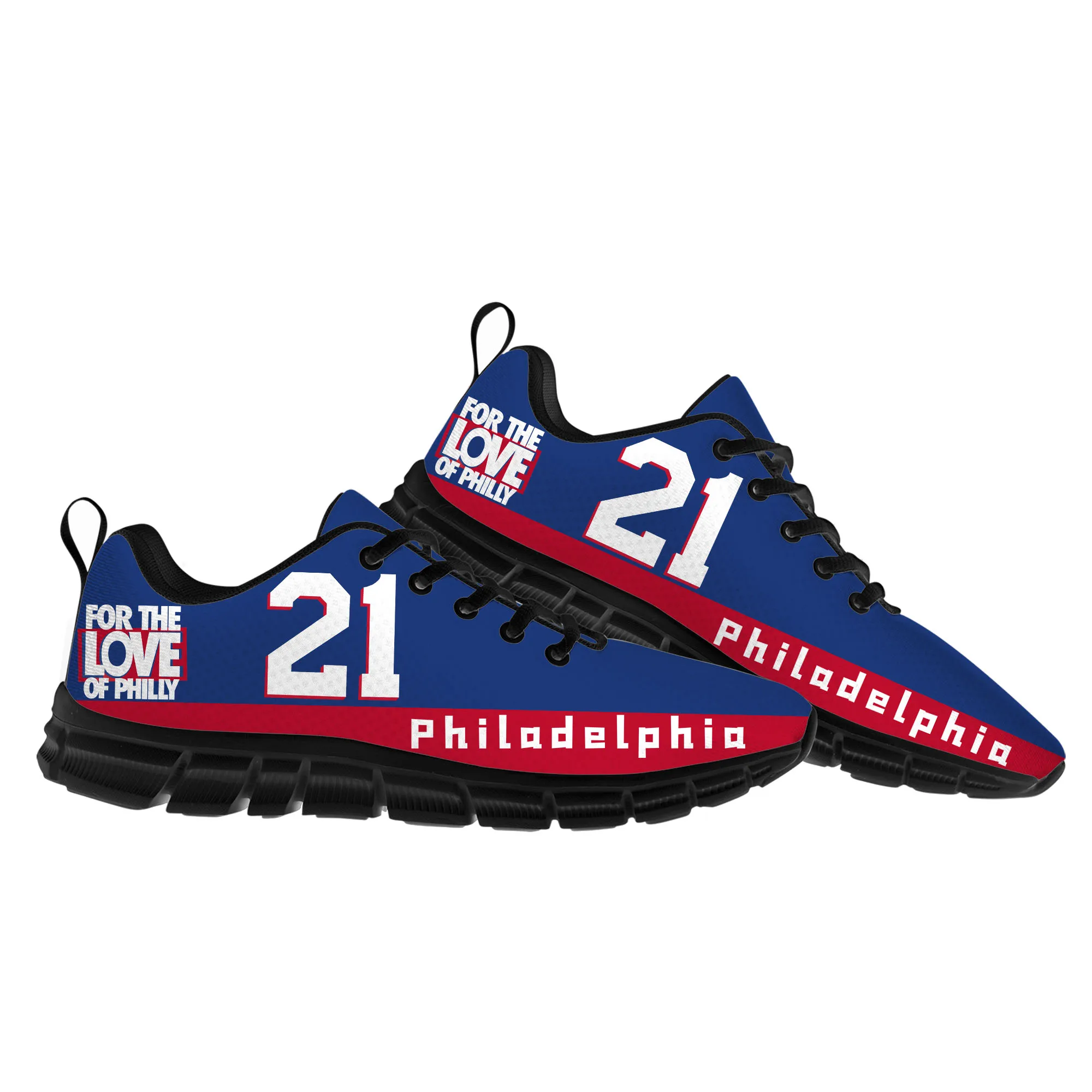 Philadelphia Number 21 1 0 For the Love of Philly Sports Shoes Mens Womens Teenager Sneakers Parent Child Sneaker Customize Shoe