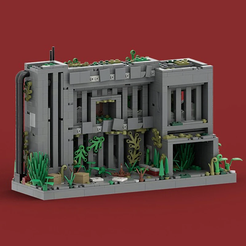 

1155 шт. MOC Stalevar брошенные заводские офисные строительные блоки, рождественский подарок, праздничный набор задач для убивания времени