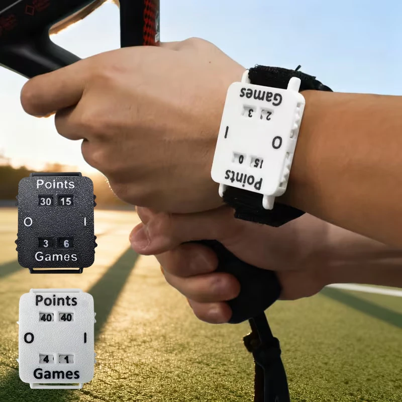 Bracelet de comptage portable pour cricket/tennis/padel, suivi instantané des scores, sans perte de mémoire, adapté aux entraîneurs, aux arbitres et aux joueurs