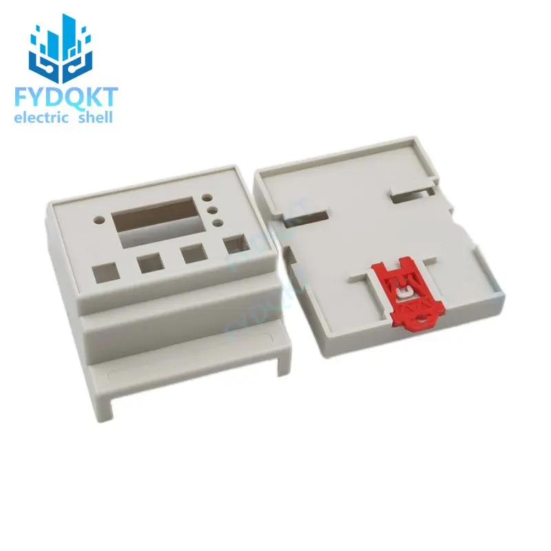 1PCS Brand new DIN 35-Rail PLC Electrical Enclosure Isolation Module Shell 4-02-7: 88X72X59MM ABS Plastic Junction Box