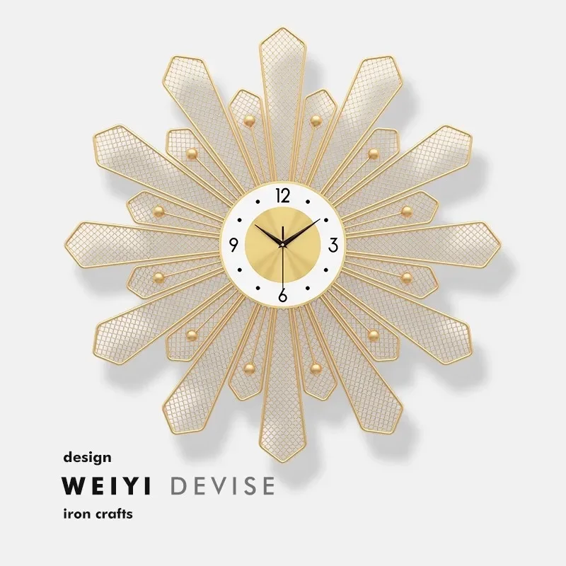 Luxury European Wall Clocks Show Italian European Minimalist Simple Fashion Wall Watch Design Reloj Pared Living Room Decoration