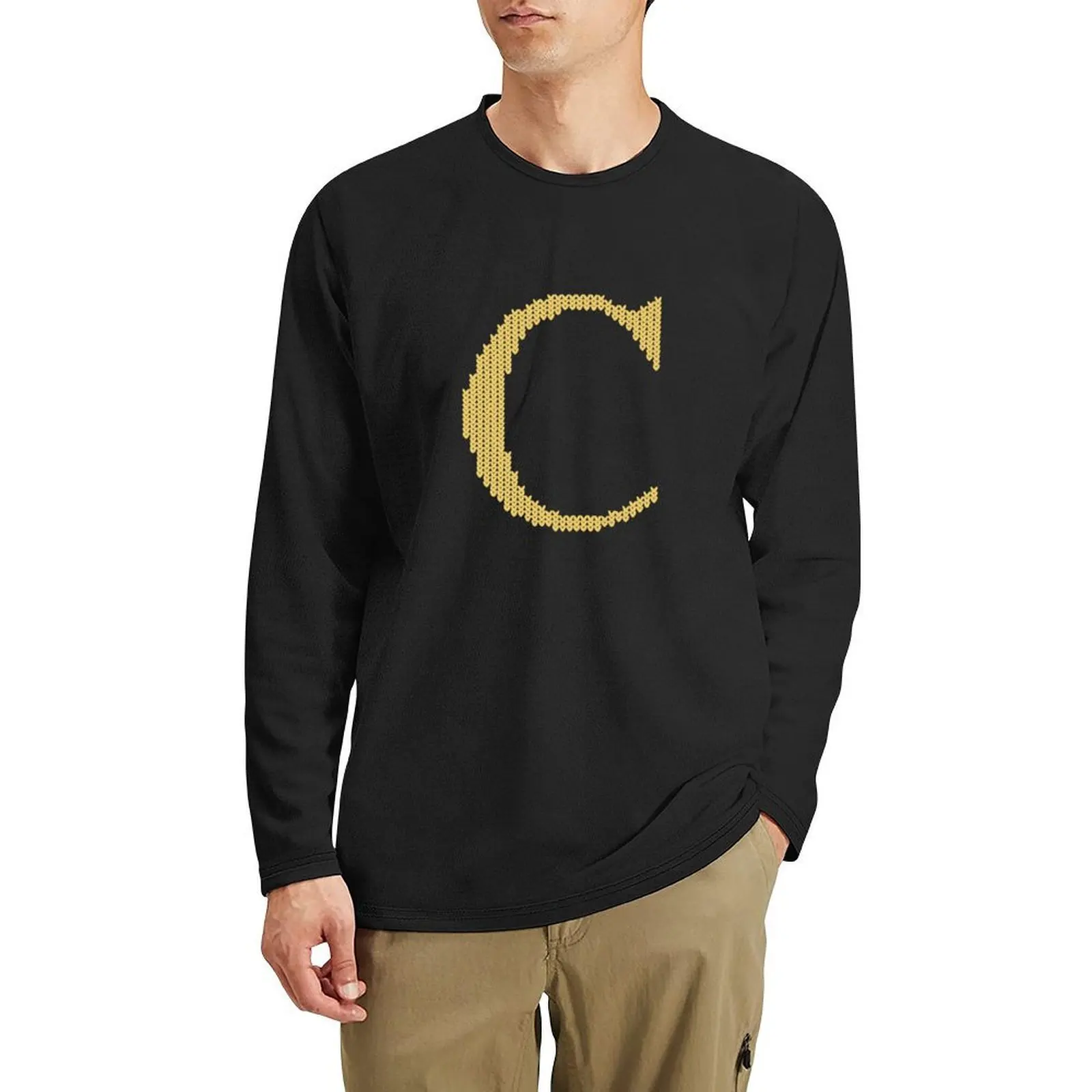 

Weasley sweater - letter C Long T-Shirt Aesthetic clothing kawaii clothes anime korean fashion Men's clothing