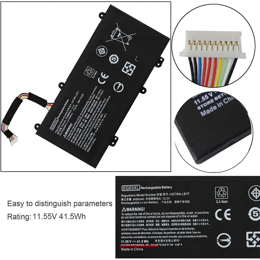 

SG03XL Battery for HP Envy M7 M7-u009dx M7-u109dx 17t-u100 17-u163cl 849048-421