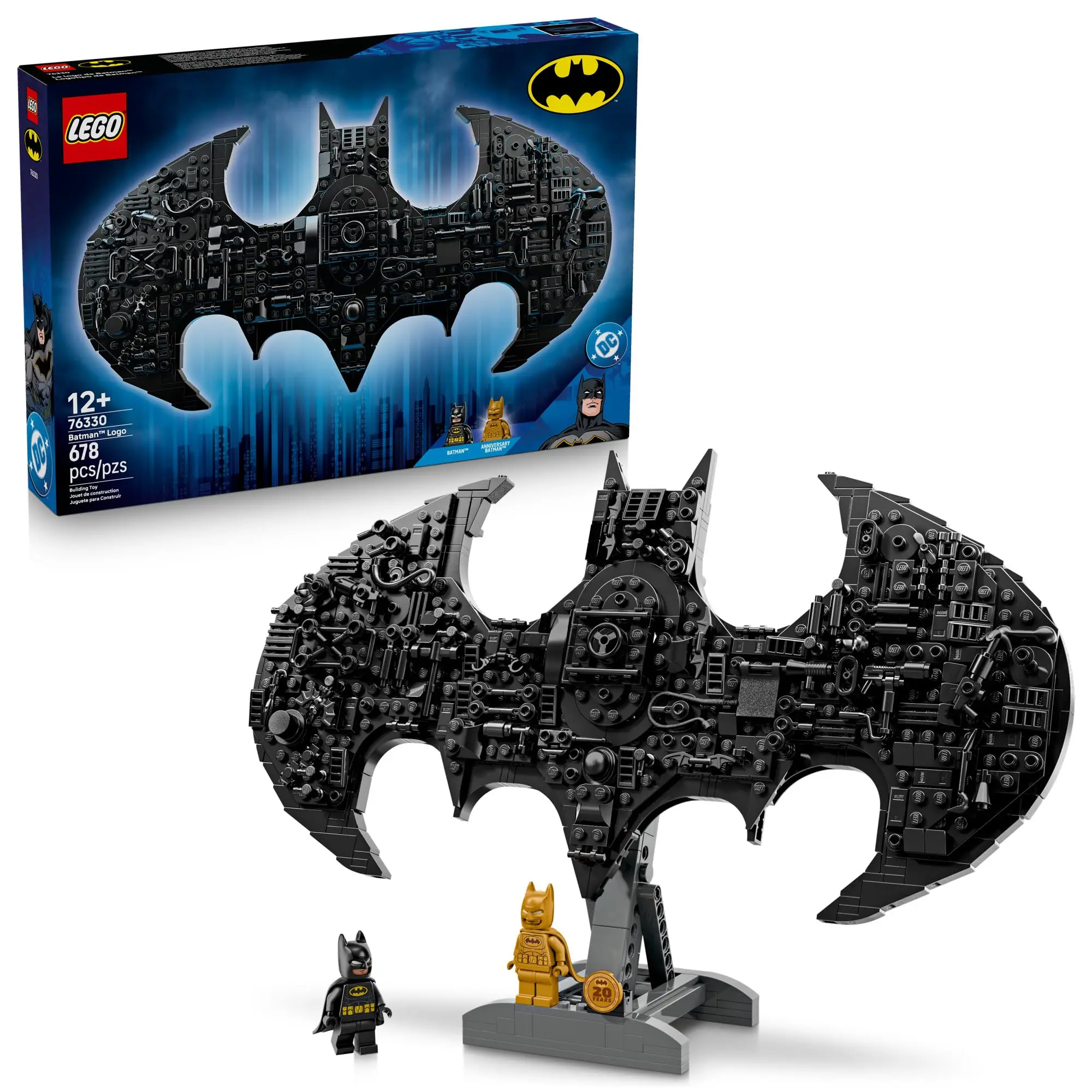 LEGO ®   Batman de DC ™ Set de Construcción con el Logo de Batman (76330), Regalo para Niños y Niñas de 12 Años en Adelante, 678 Piezas