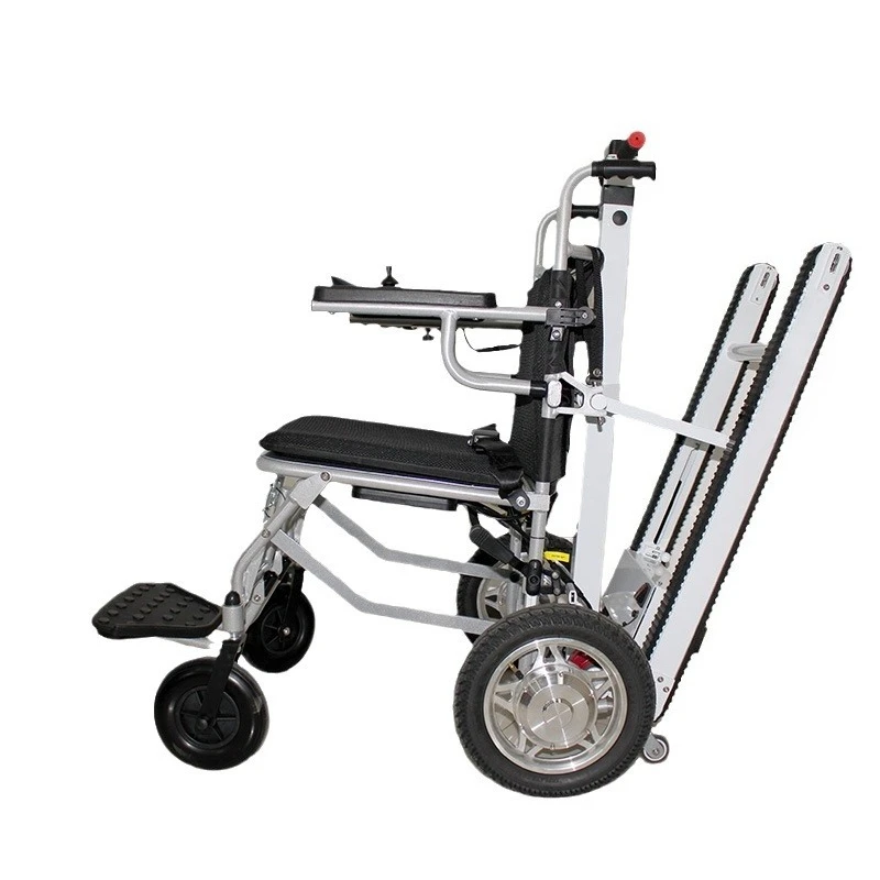 

Electric climbing wheelchair elderly disabled intelligent fully automatic up and down stairs folding light