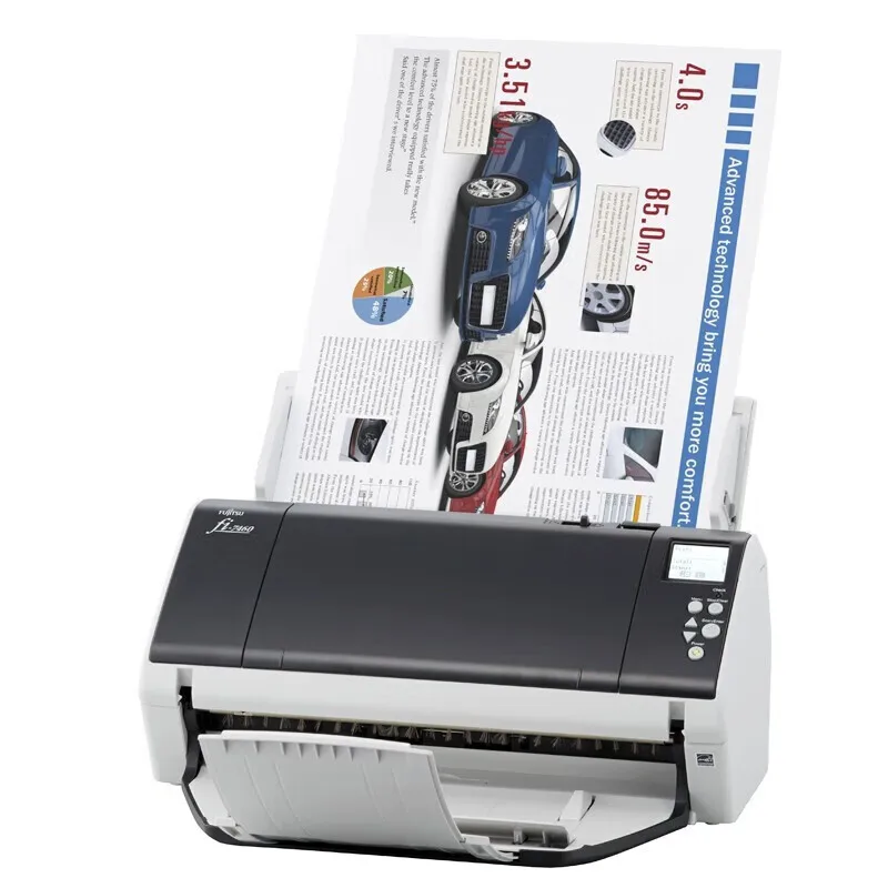 Fujitsu Fi-7460 High-Speed Automatic Double-Sided A4 Color Scanner 60pm Scan Speed USB Interface CCD Technology 600X1200dpi