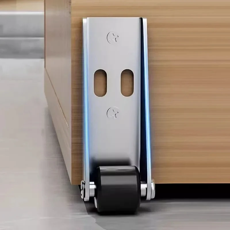 Movable Directional Wheel, Solid Simple Fixed Roller, Table Foot, Mini Mobile Roller, Flexible, Silent Anti-Wear Wheel, Roller image 3