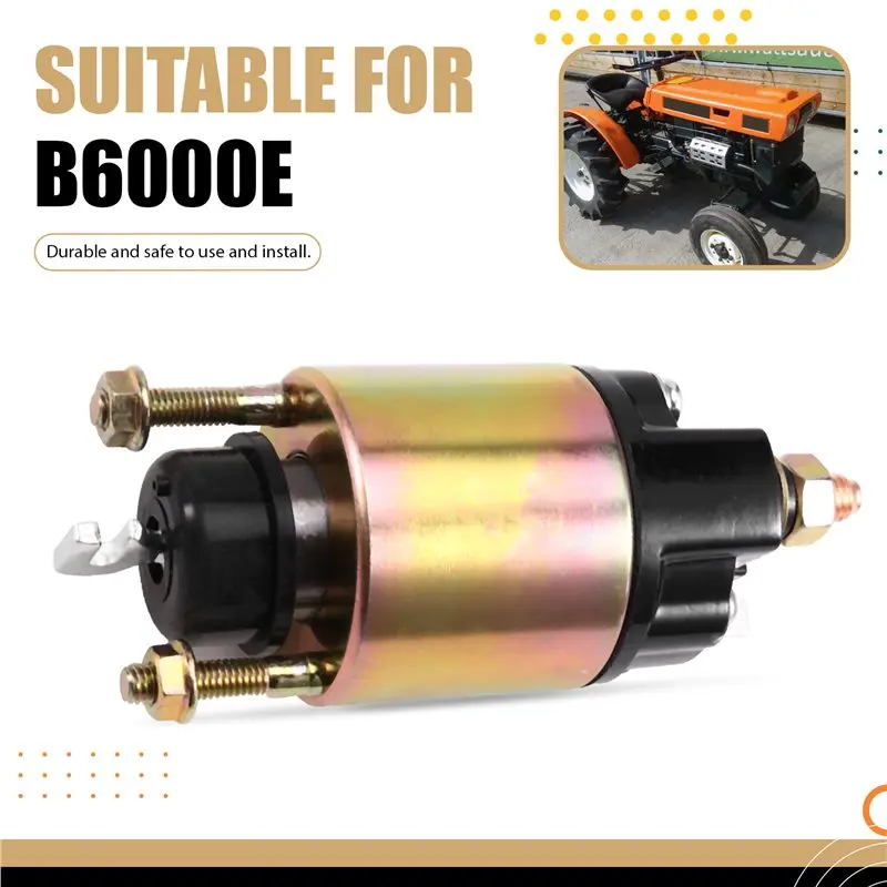 

AS57-Starter Solenoid For Kubota Tractor B6000E For Jacobsen Kubota D950 Engine 1985-Up