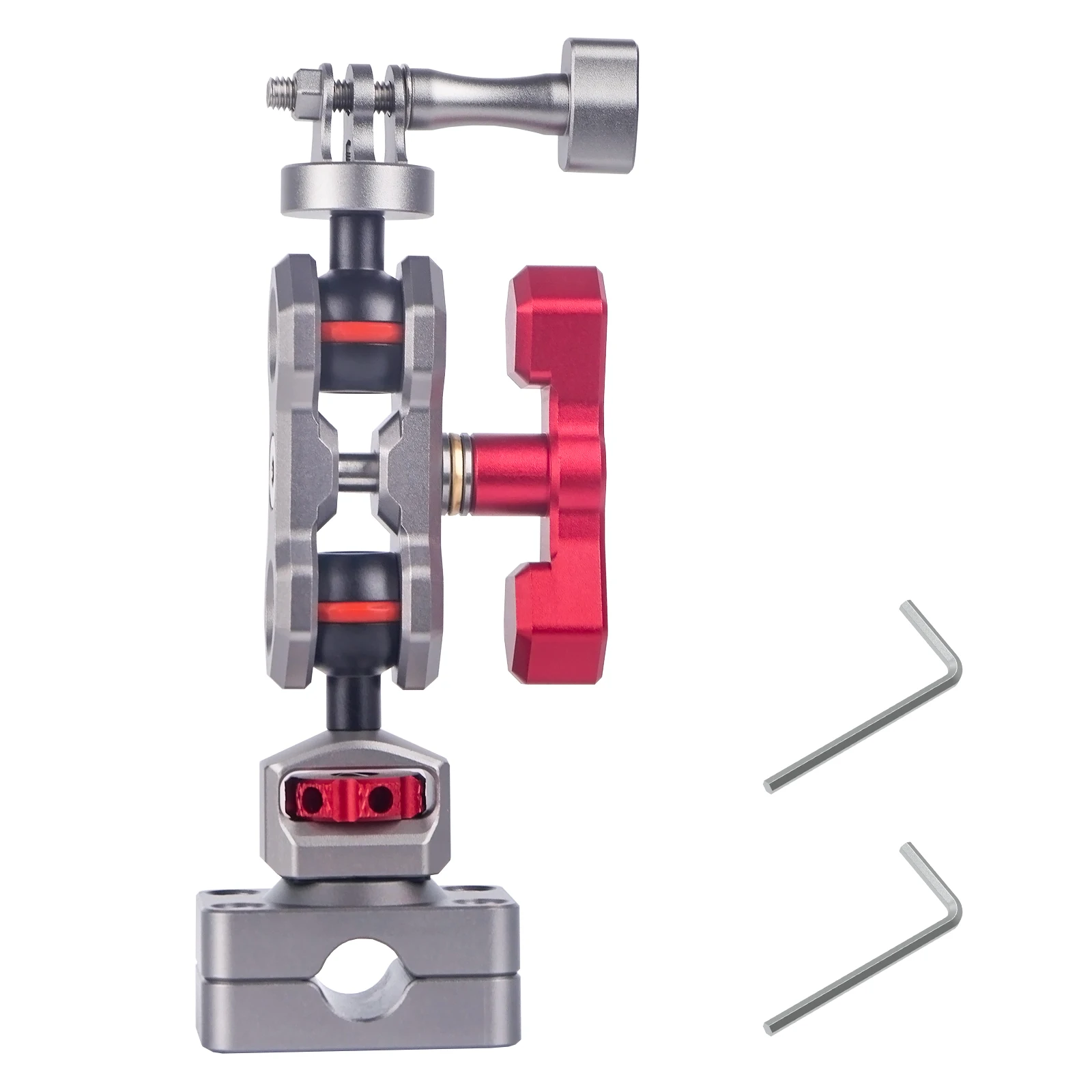 OEM CAME-TV Headrest/Rearview Mirror Magic Arm Mount for GoPro Motorcycle Accessories Holder Handlebar Bike Bracket DJI OSMO