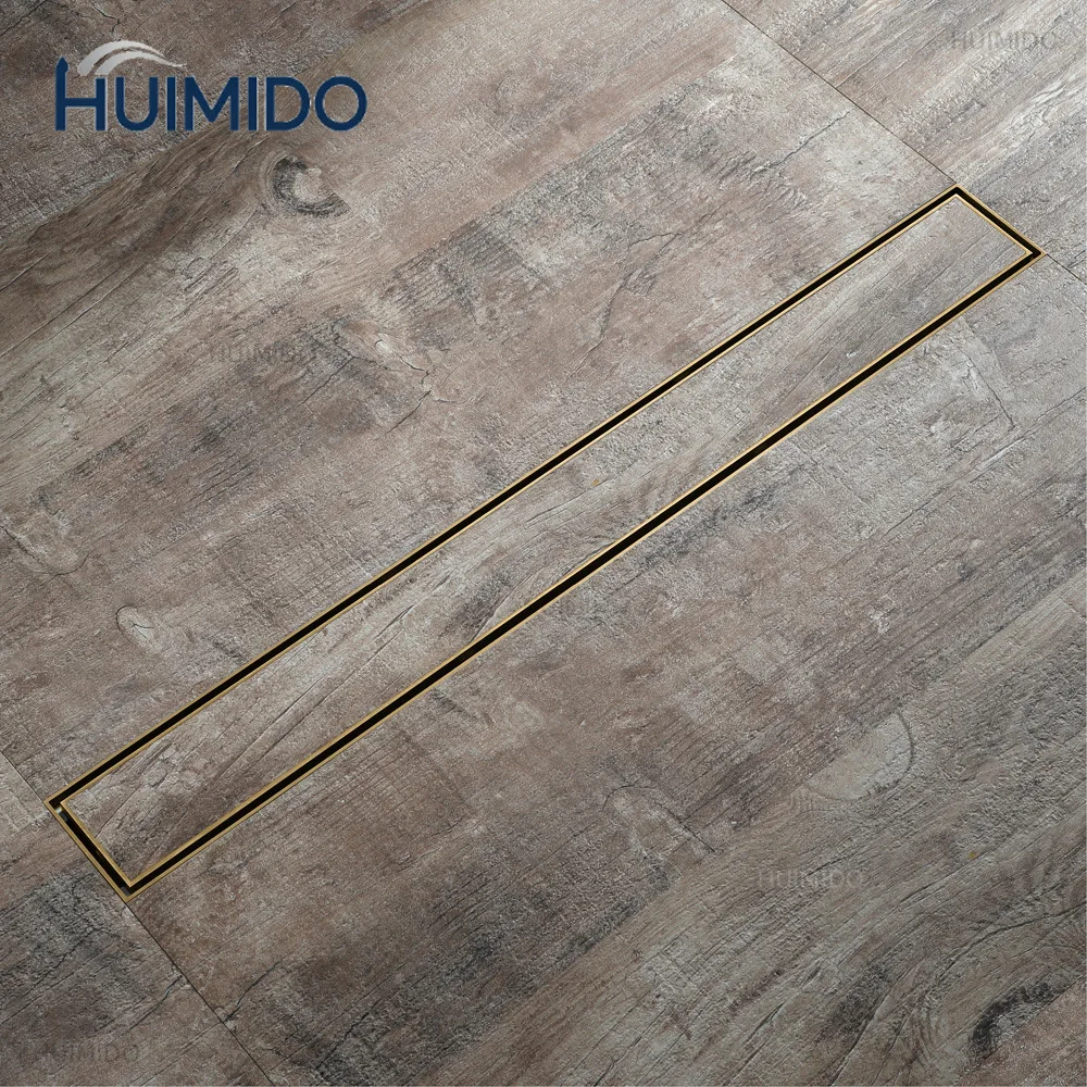 30-120cm Linear Stainless Steel Long Floor Drain Resistant Rust Durable With Anti-Odor For Showerroom/Toilet/Bathroom