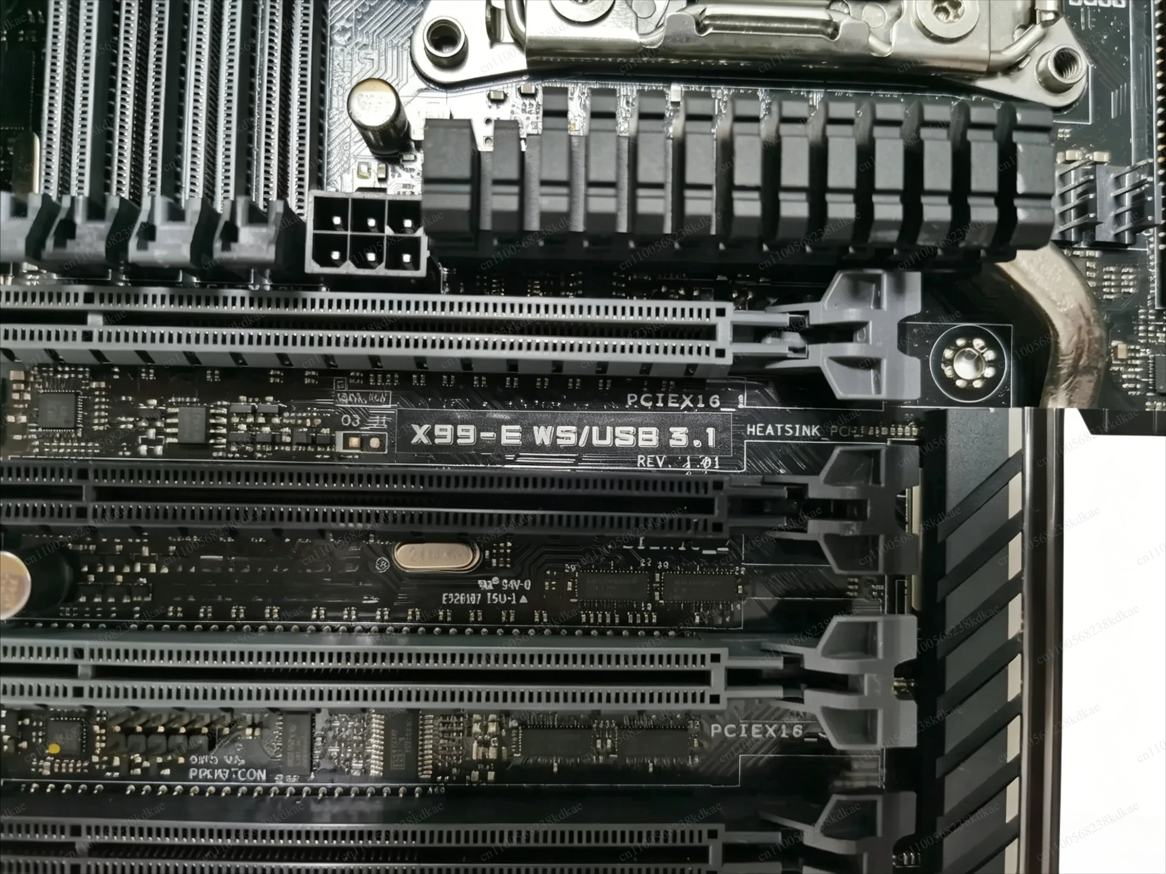 95% New X99-E WS/USB 3.1 Workstation Motherboard 7 PCIe 3.0 X16 Slots Full Speed Support All Graphics Cards