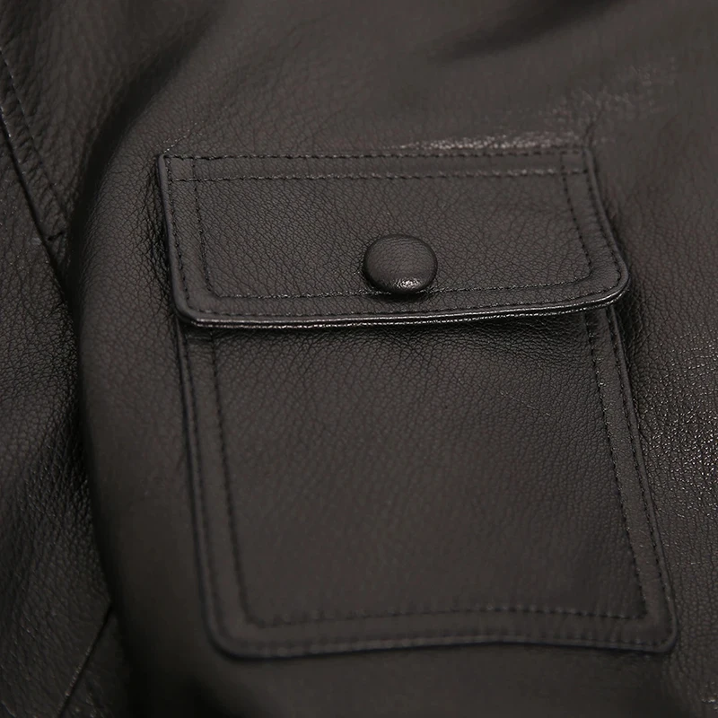 Short Leather Jacket for Women Korean Style Turn-down Collar Autumn Winter Fashion Versatile Simple Lace Up Black Coat with Belt