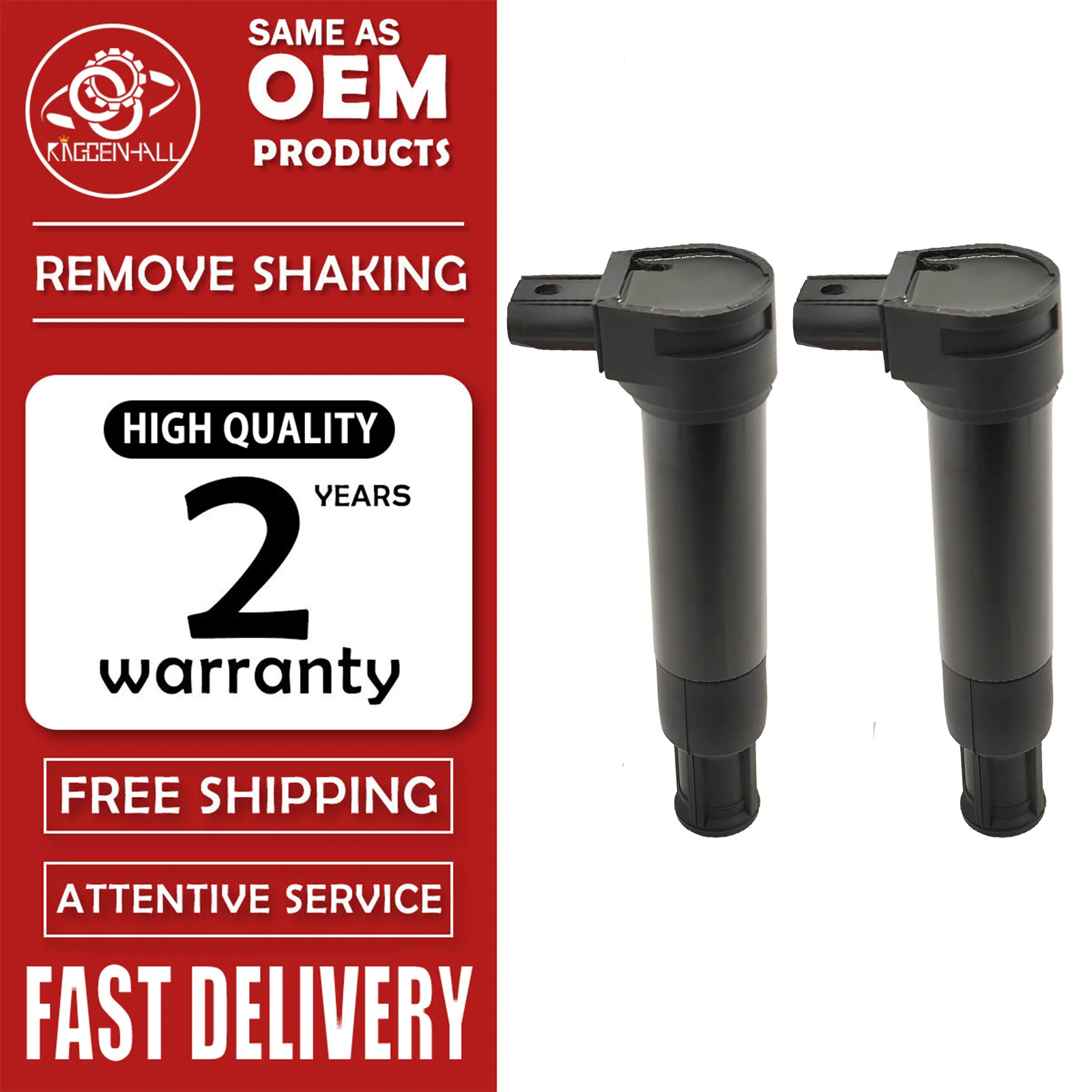 2Pcs Coil Ignition Compatible With BMW HP2 Megamoto R1200GS Adventure 1.2L 7715847-02 Wear Parts Bobine Allumage 12137715847