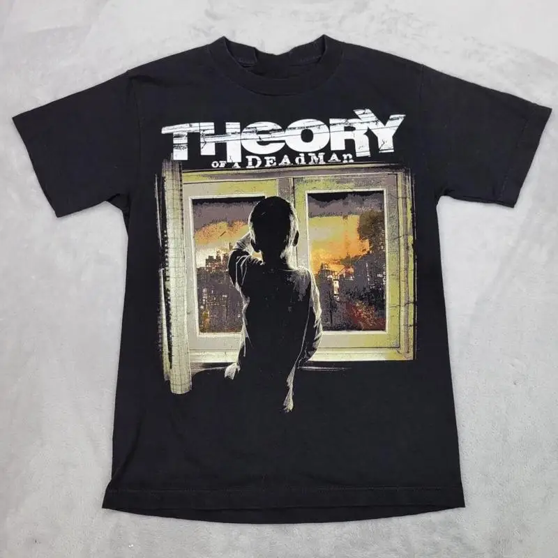 

Theory Of A Deadman Black Concert Tour Adult T Shirt Full Size S To 5XL LL1648