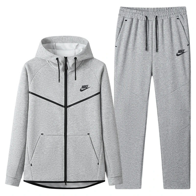 Conjunto de Sudadera con Capucha Nike Tech Fleece Windrunner, Ropa Deportiva Informal, Chaqueta con Capucha para Hombre y Mujer