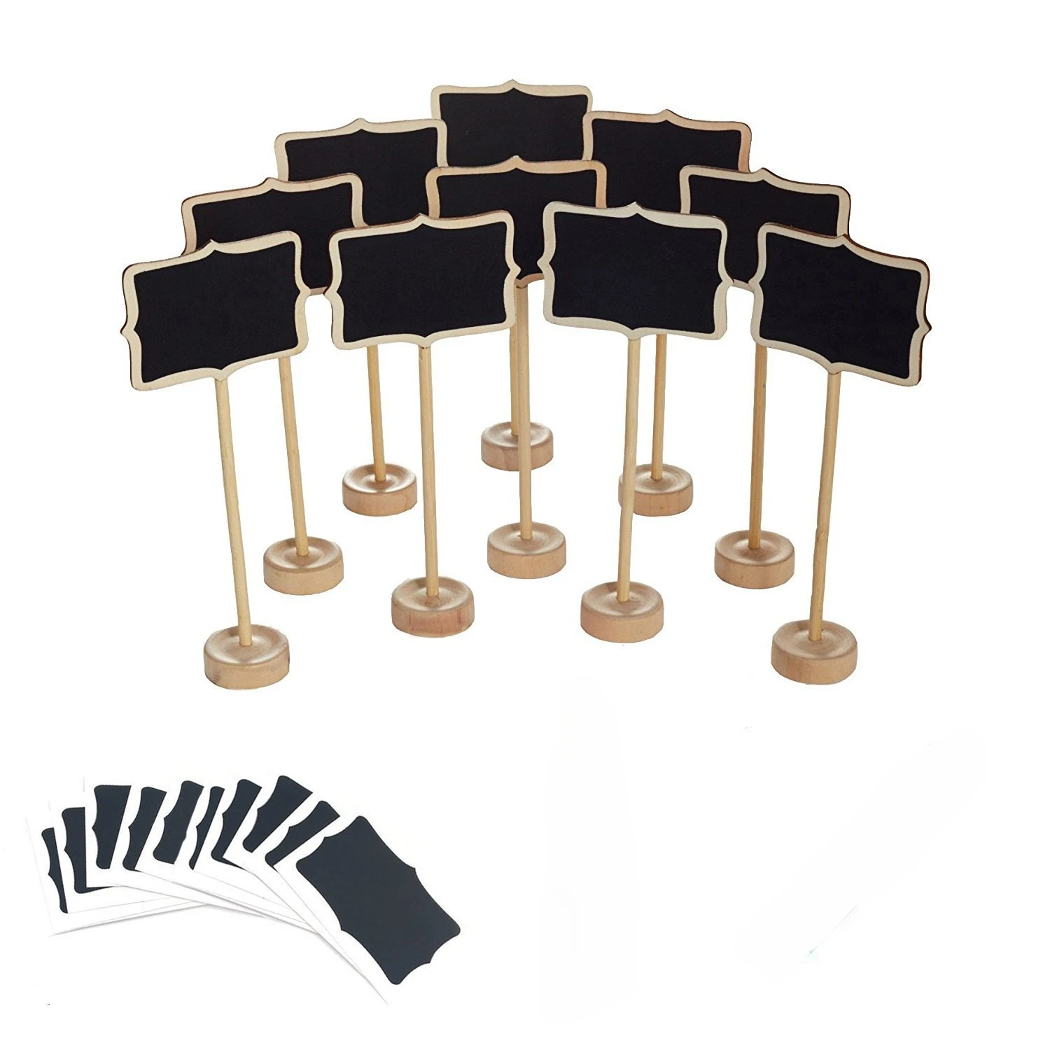 15 шт., деревянная доска для сообщений, свадебный знак, сиденье из ПВХ, стоящее украшение для рабочего стола, ремесло, офисный стол, инструмент для письма