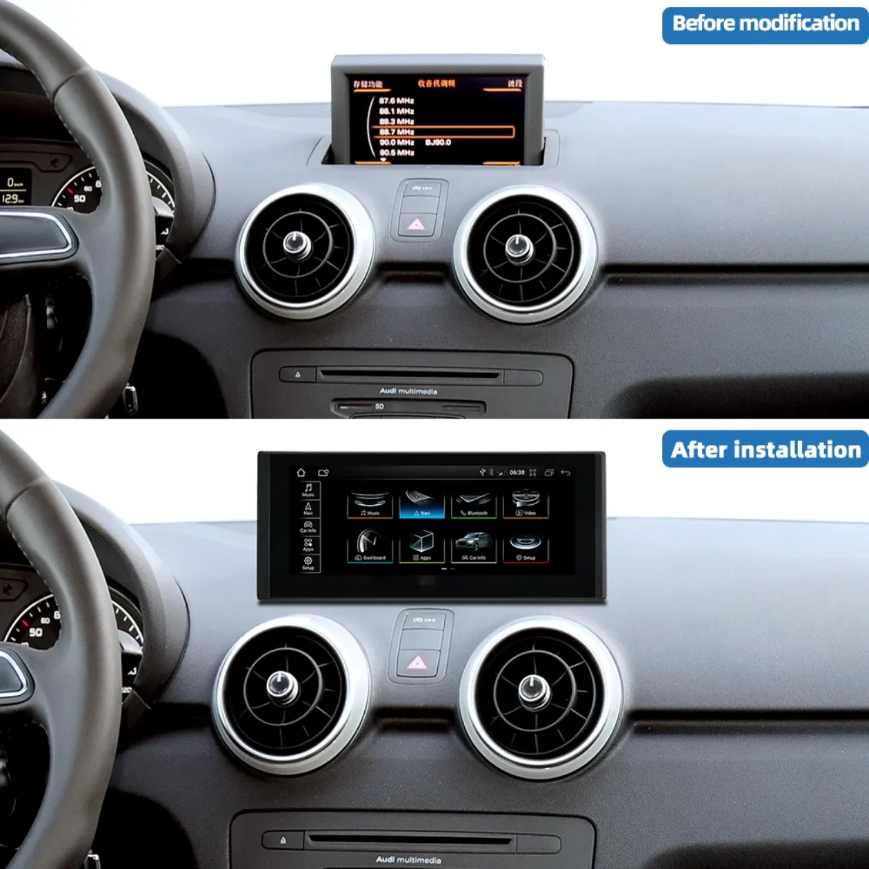 10.25''For Audi A1 … - image