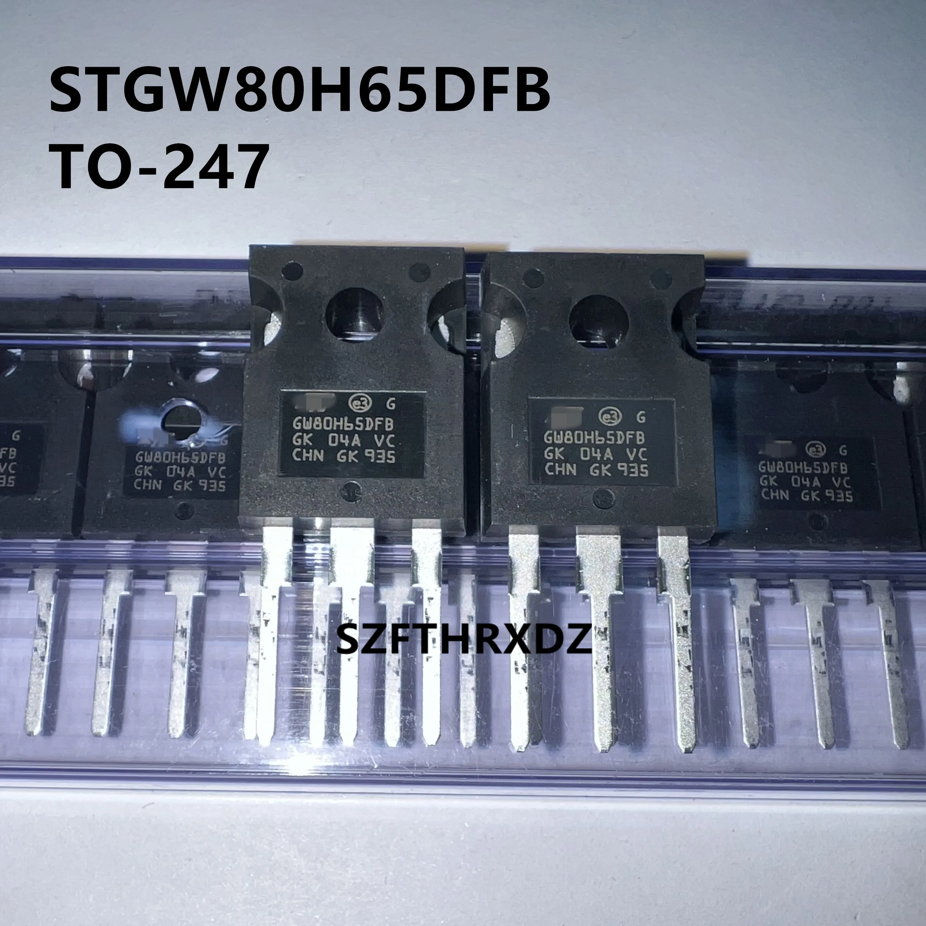 SZFTHRXDZ 10pcs  100%  New Imported Original  STGW80H65DFB GW80H65DFB TO-247 IGBT Insulated Gate Dipolar Transistor 650V 85A