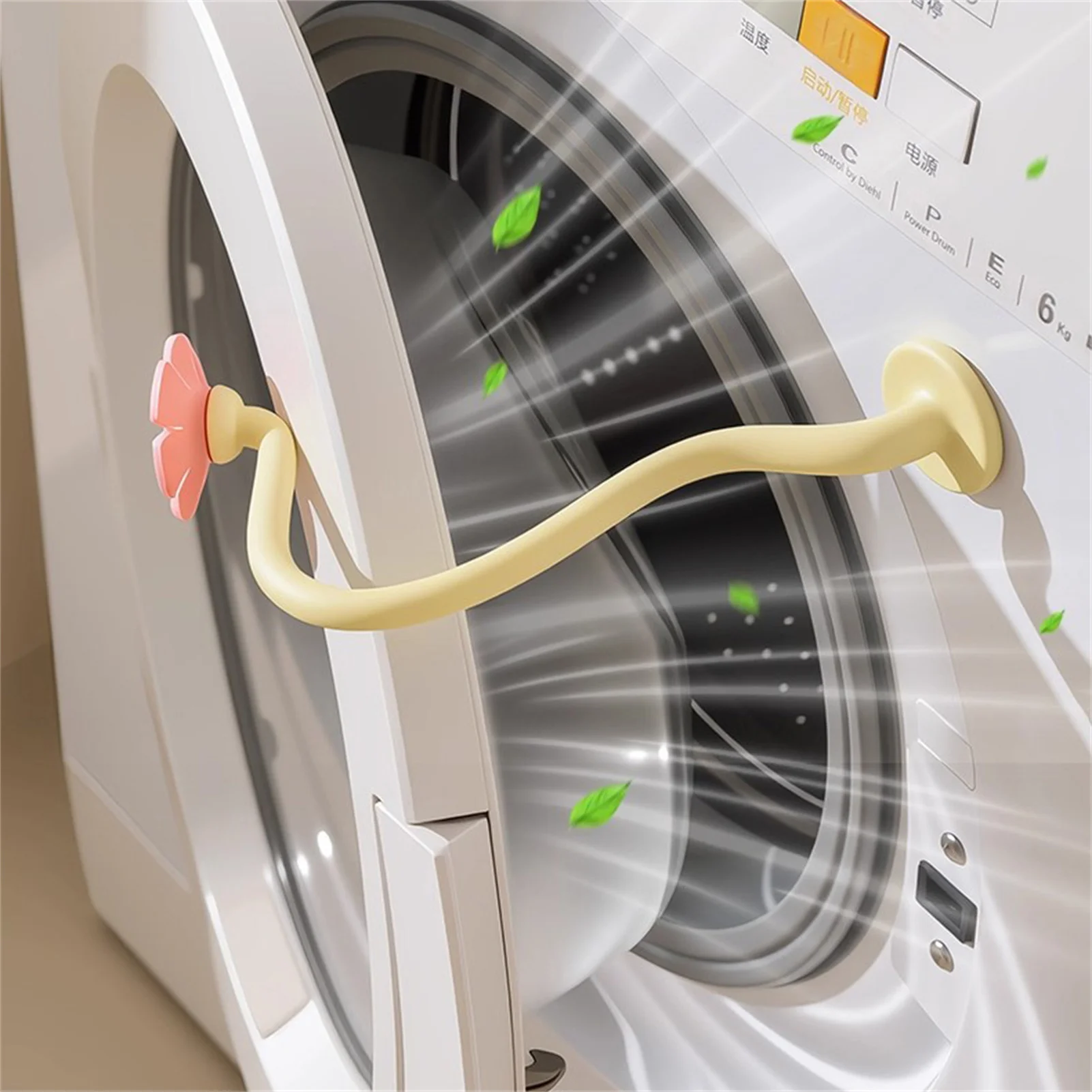 1pcs Magnetic Washer Door Prop-Stabilizer for Front Load Machines-Easy-Install Flex Design-Fits Most Washers & RV Laundry Doors