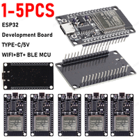 1-5PCS Development Board WiFi+Bluetooth-compatible ESP32 -32D Development Board Ultra-Low Power Consumption